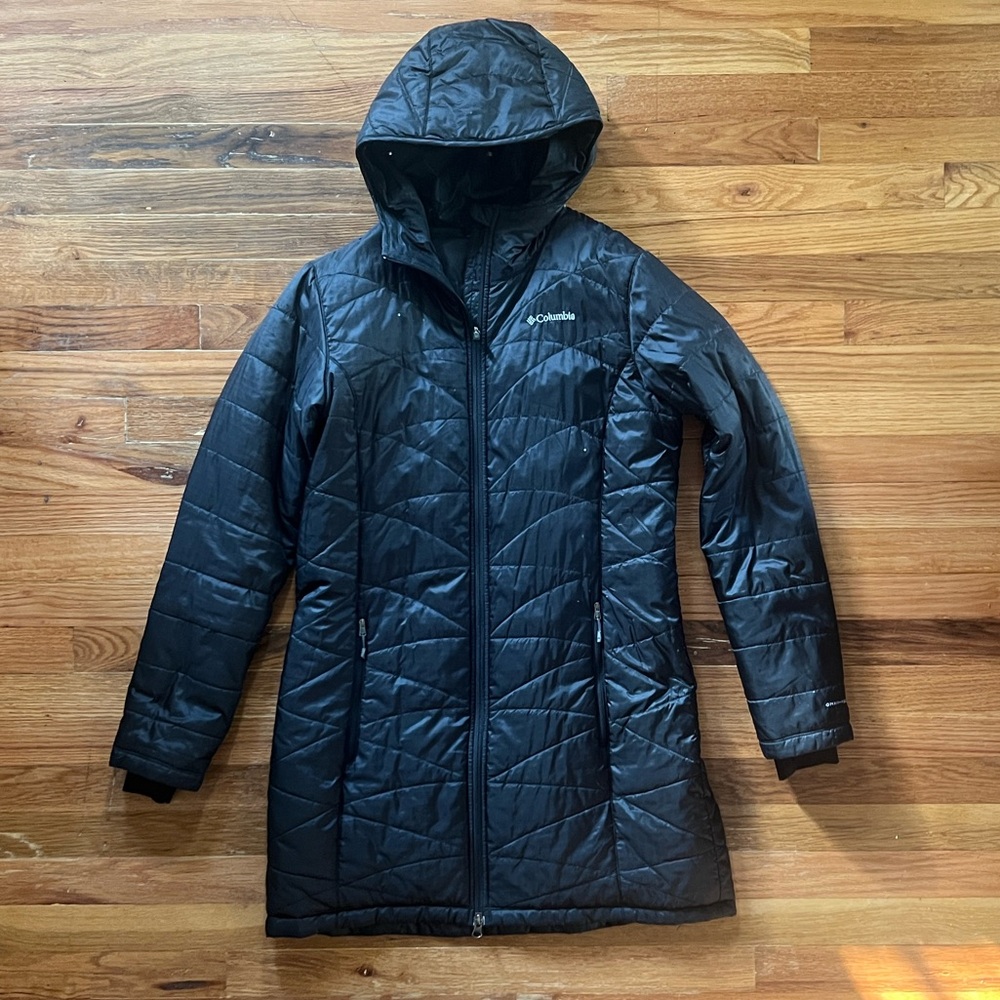 Lrg Columbia Heavenly Long Hooded Puffer Jacket